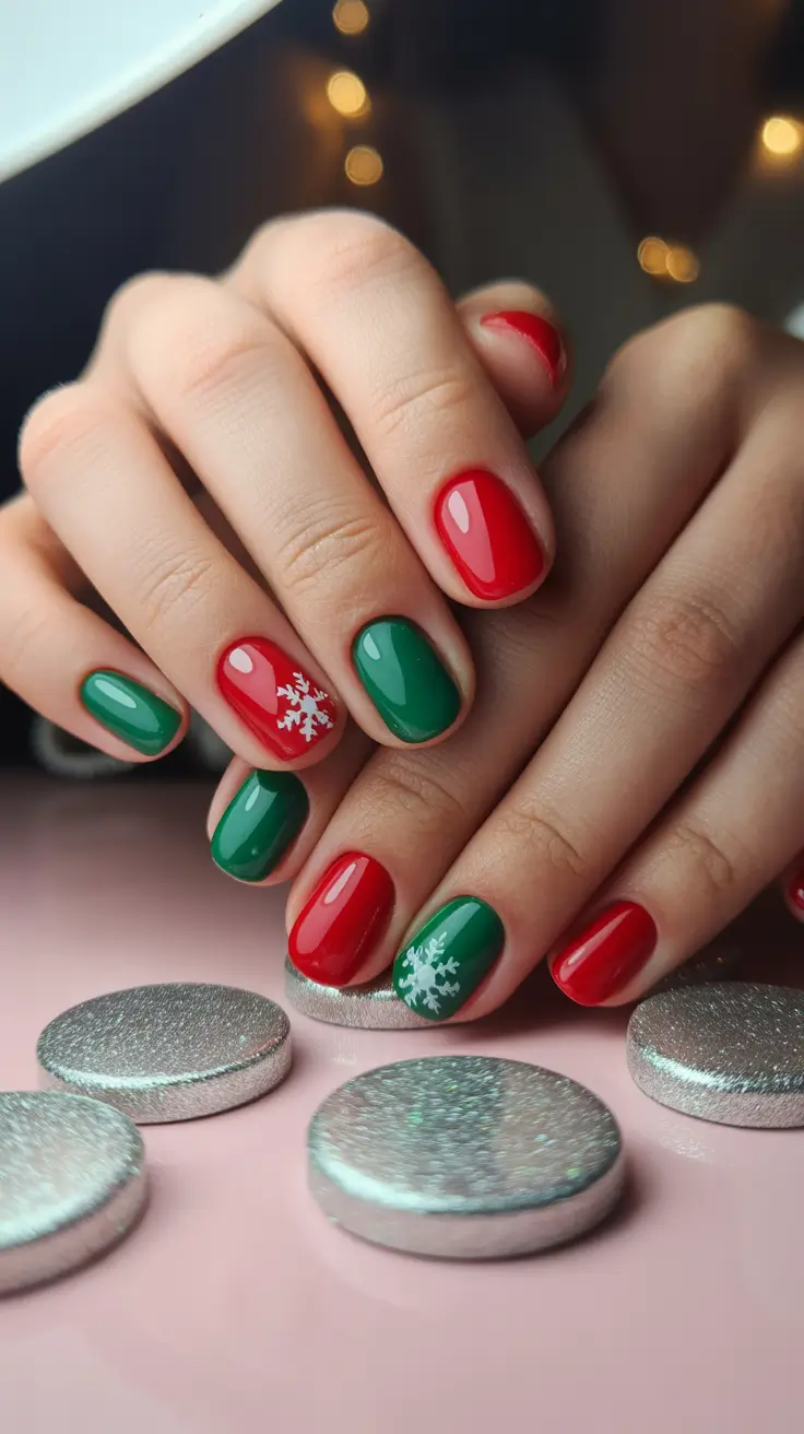 24 Simple Christmas Nails Ideas 2025 to Inspire Your Festive Manicure