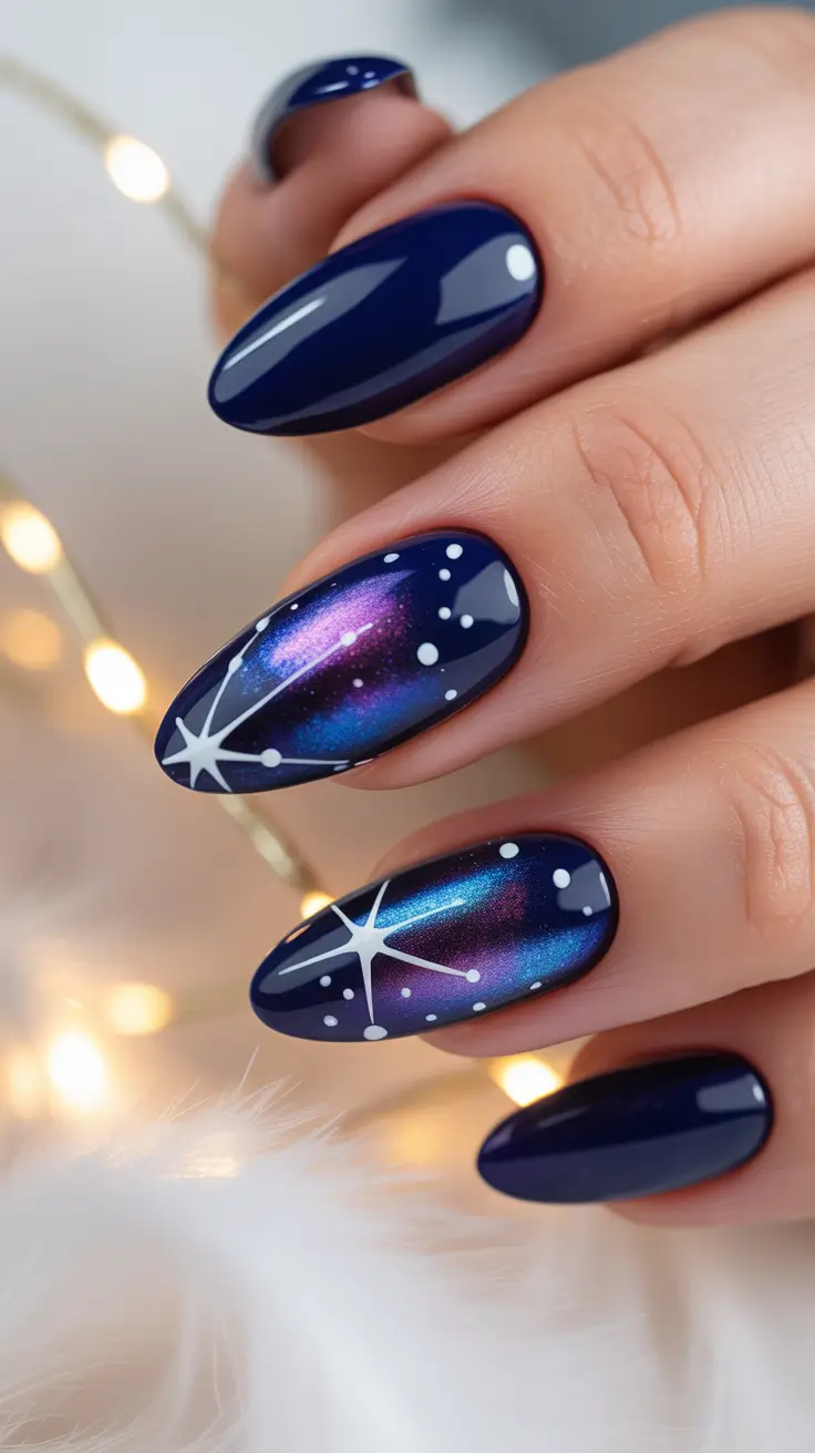 23 Blue Christmas Nails Ideas 2025 That Will Make Your Holiday Look Sparkle