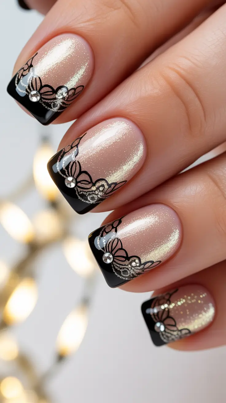 24 Christmas French Nails Ideas 2025: Elegant, Festive, and Timeless Holiday Manicures