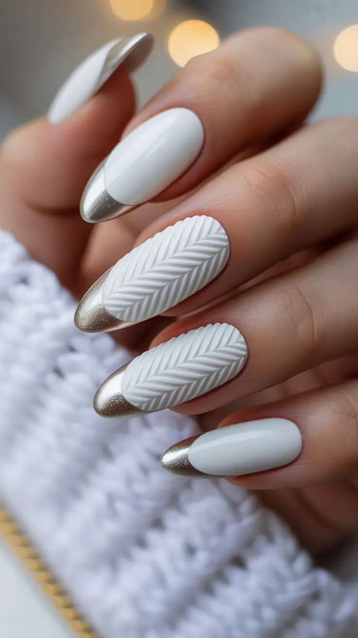 25 White Christmas Nails Ideas 2025: Elegant Winter Nail Designs to Shine This Holiday Season