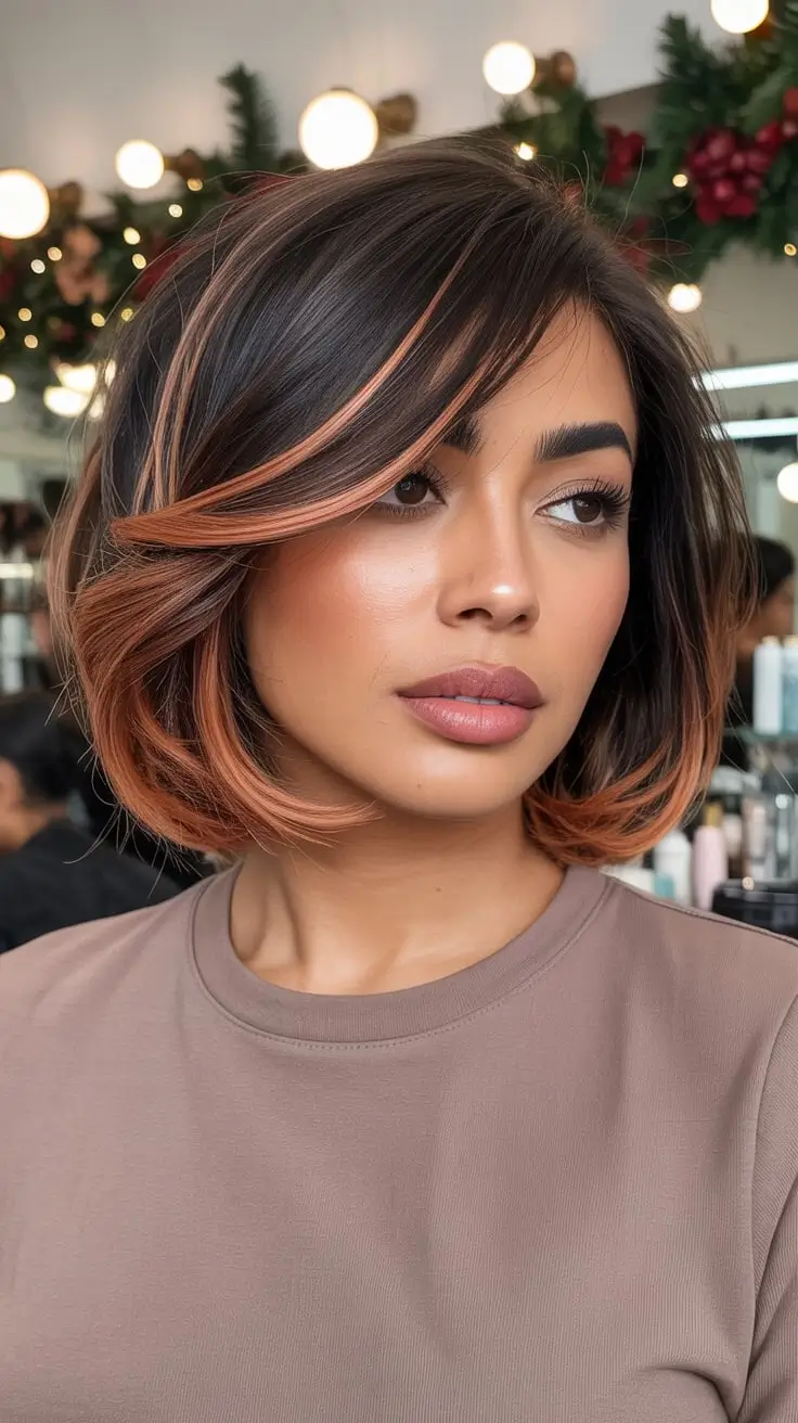 23 Stunning Winter Hair Colors for Dark Skin to Try in 2025–2026