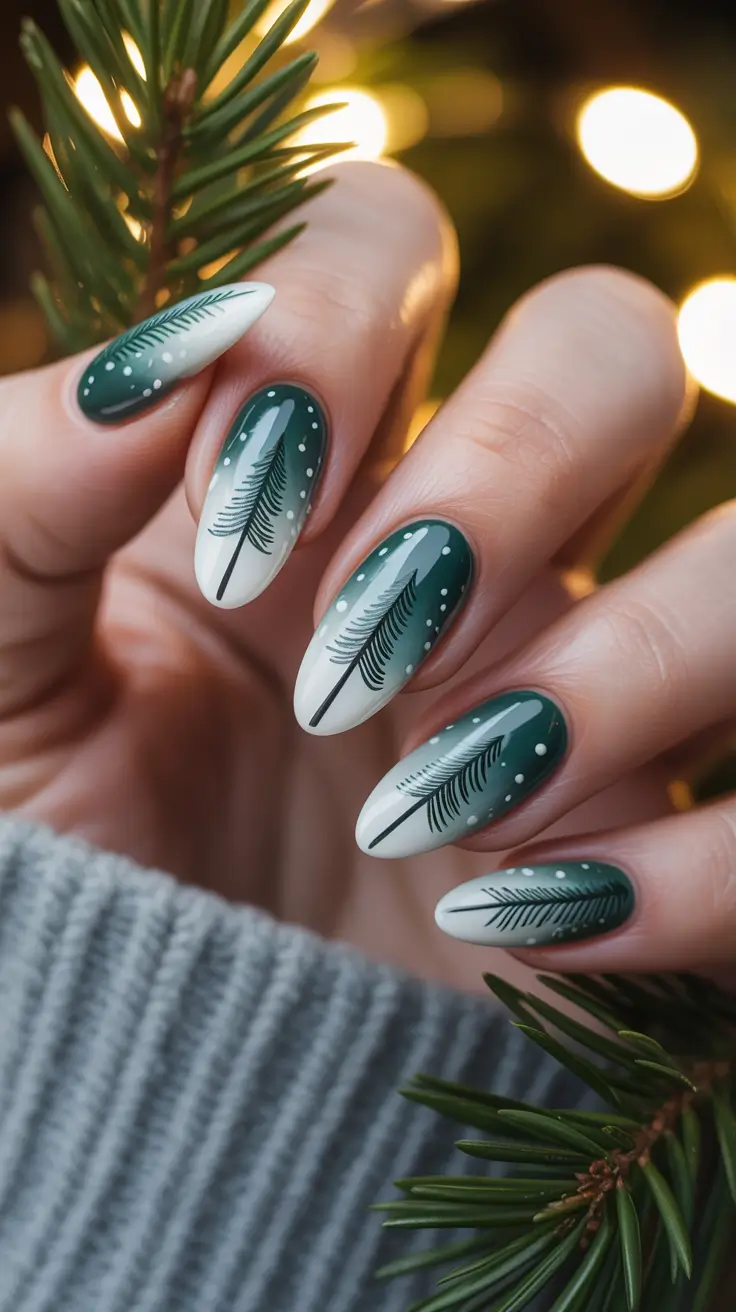 23 Green Winter Nails Ideas 2025–2026: Elegant, Cozy, and On-Trend Manicures to Try This Season