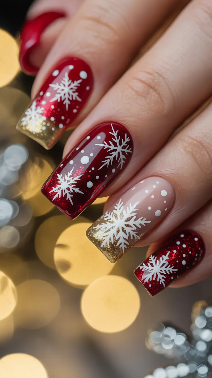 23 Christmas Nails Acrylic Ideas 2025 That Bring Festive Magic to Your Manicure