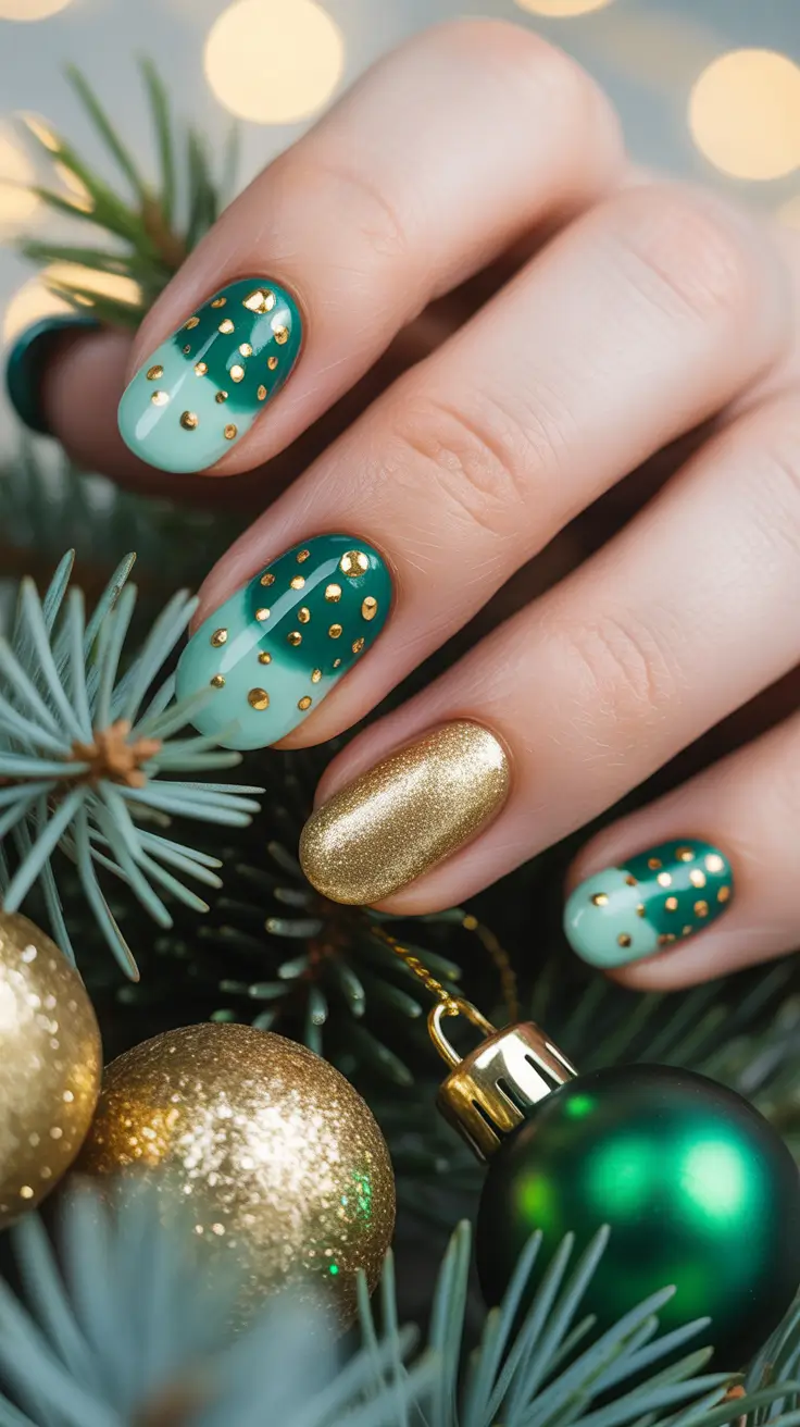 23 Green Christmas Nails Ideas 2025 to Inspire Your Festive Manicure Look