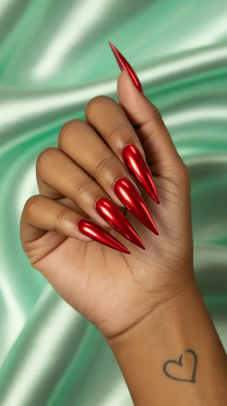 25 Stylish Stiletto Nails 2026 That Define the New Era of Manicure