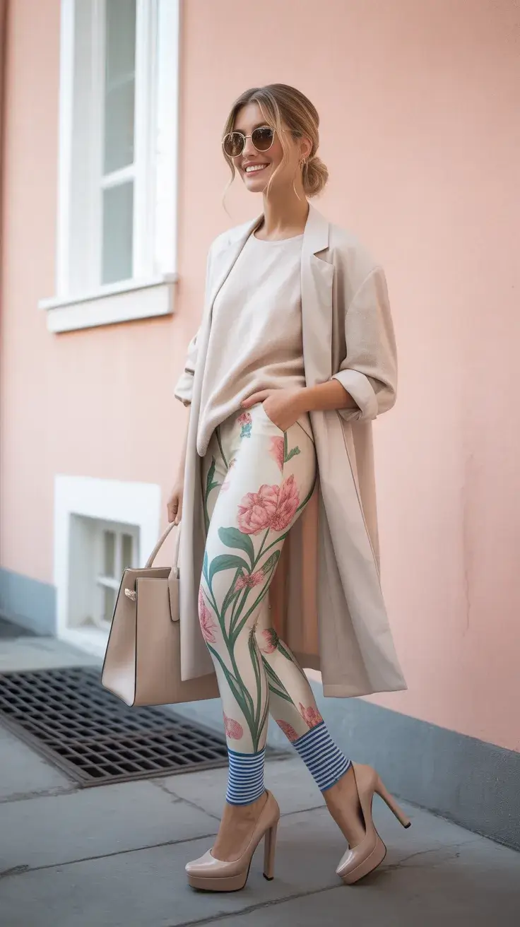 22 Stunning Leggings Outfit for Spring 2026: From Casual to Chic