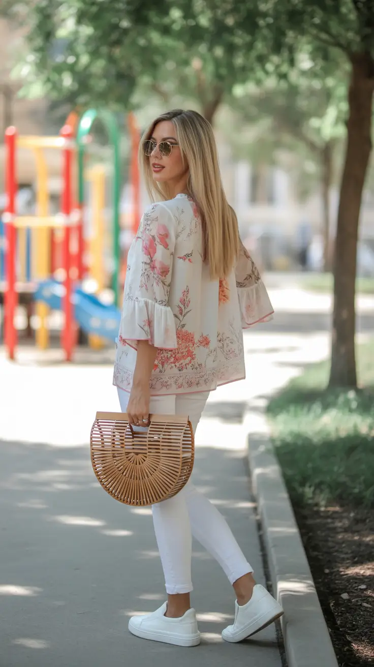 24 Classy Spring Mom Outfits 2026 for Effortless Everyday Style