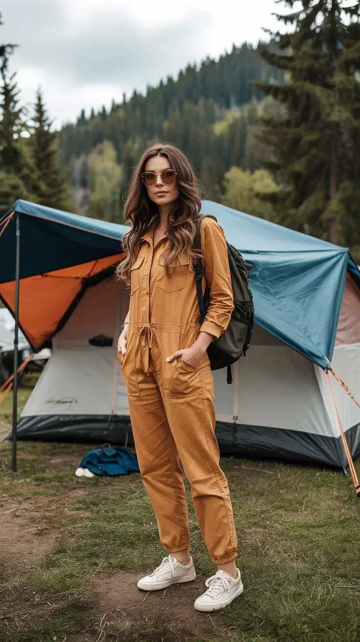 23 Trendy Camping Outfits for Spring 2026 That Are Comfortable and Chic