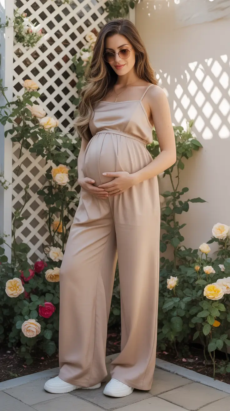 23 Light Spring Outfit for Pregnant Women 2026 That Feel Fresh, Comfortable, and Stylish