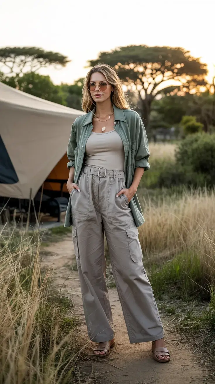 23 Trendy Camping Outfits for Spring 2026 That Are Comfortable and Chic