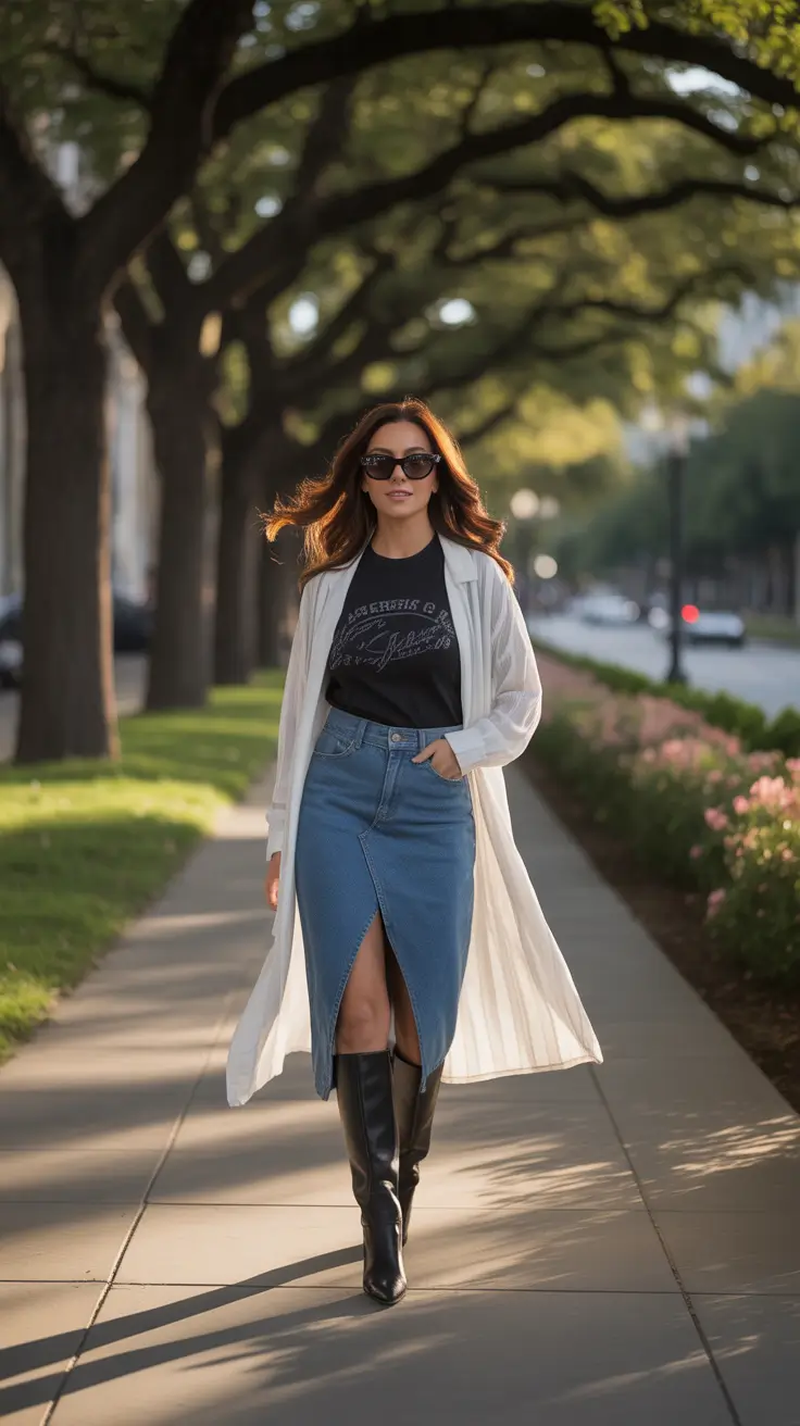 24 Casual Spring Skirt Outfits 2026 That Feel Effortless, Modern, and Wearable