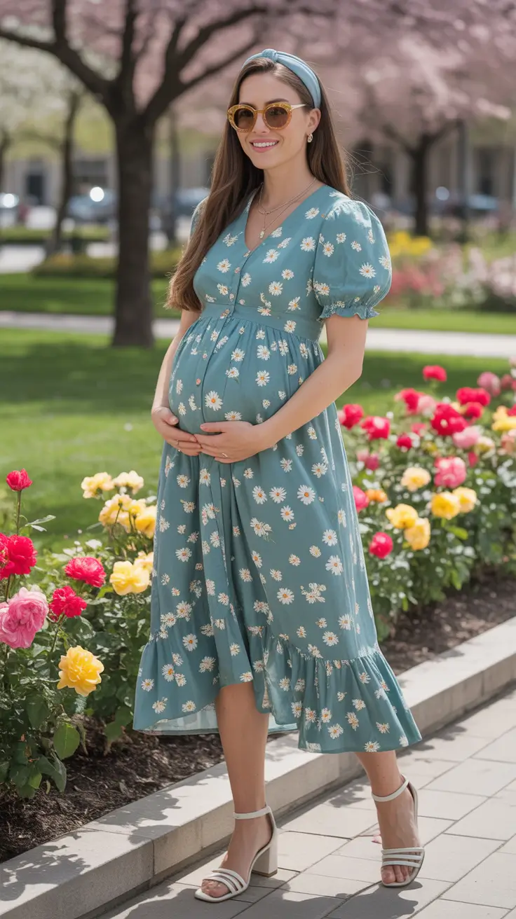 23 Light Spring Outfit for Pregnant Women 2026 That Feel Fresh, Comfortable, and Stylish