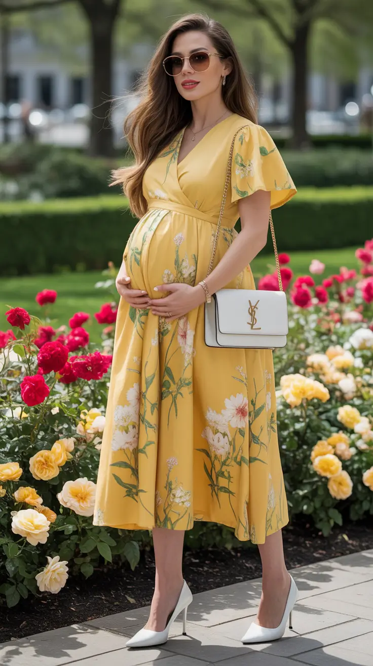 23 Light Spring Outfit for Pregnant Women 2026 That Feel Fresh, Comfortable, and Stylish