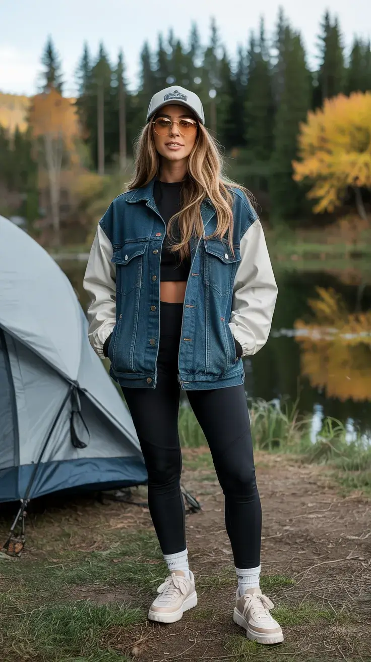 23 Trendy Camping Outfits for Spring 2026 That Are Comfortable and Chic
