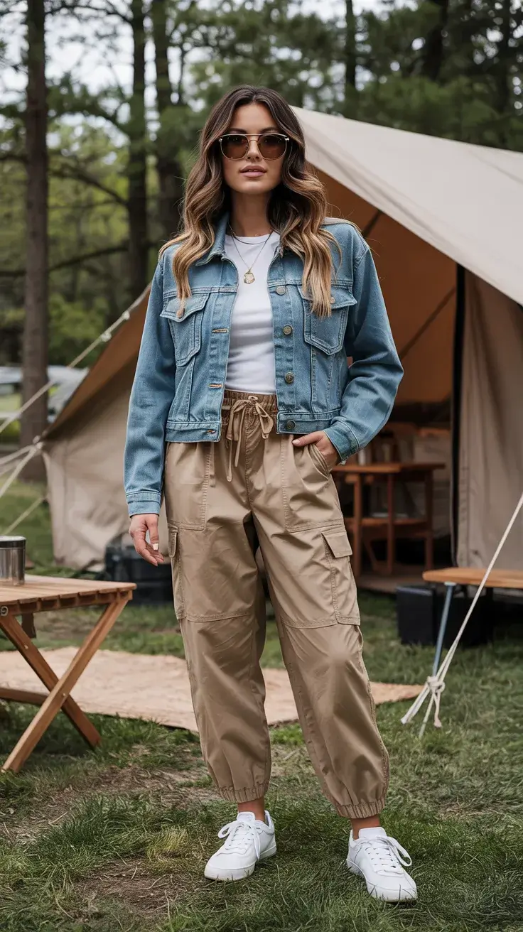 23 Trendy Camping Outfits for Spring 2026 That Are Comfortable and Chic