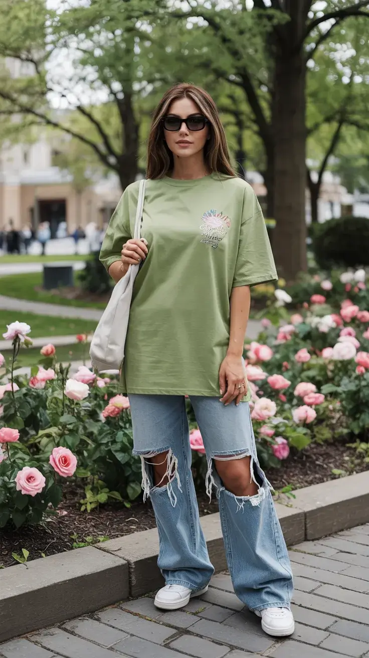 24 Stylish Spring Outfit with a T-Shirt for Women 2026: Trendy Casual Looks