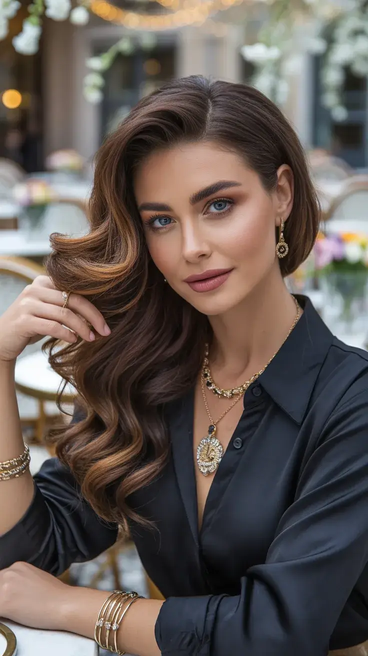 24 Elegant Spring Brunette Hair Color 2026: Soft, Natural & Trendy Shades