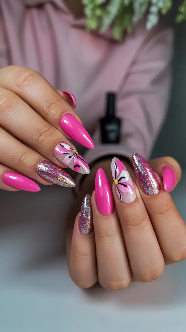 25 Bold Spring Hot Pink Nails 2026 That Make a Statement