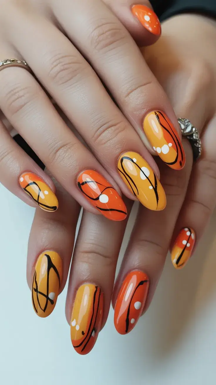 25 Stylish Spring Orange Nails for 2026 You’ll Want to Try