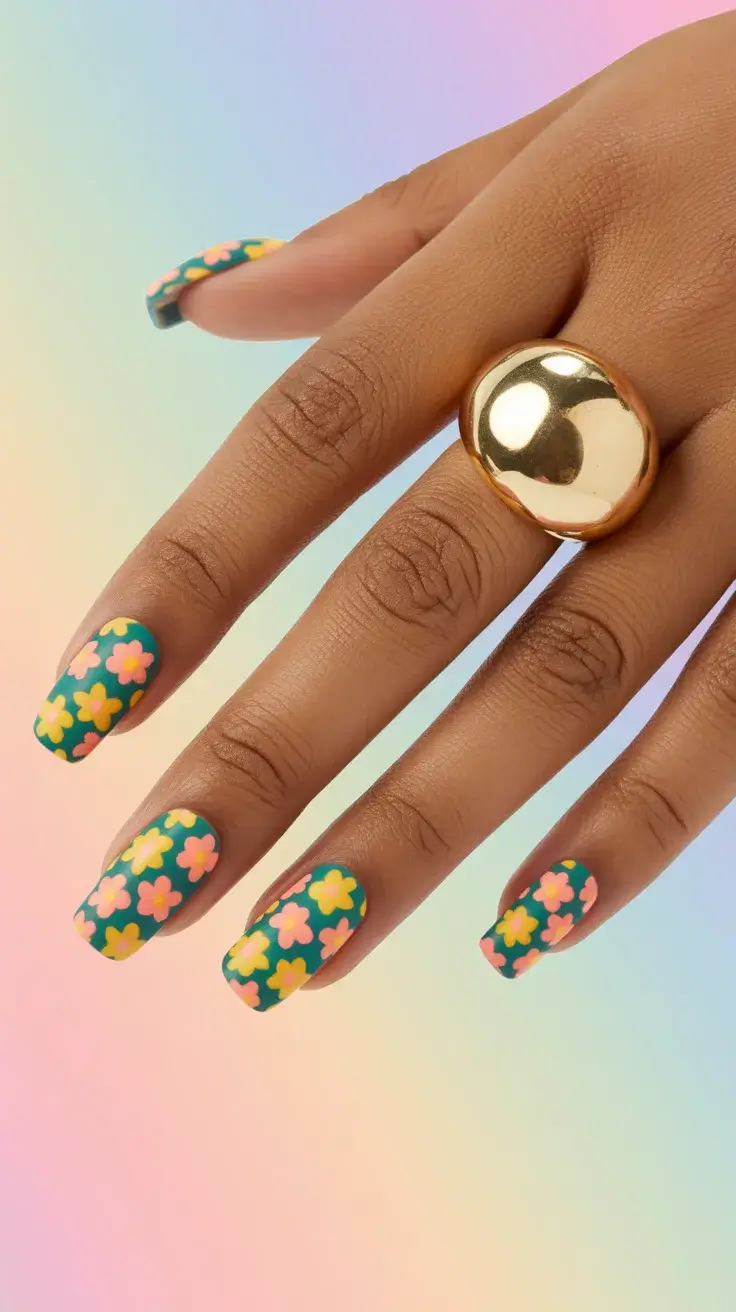 25 Vintage Spring Nails for Dark Skin 2026: Timeless & Elegant Ideas