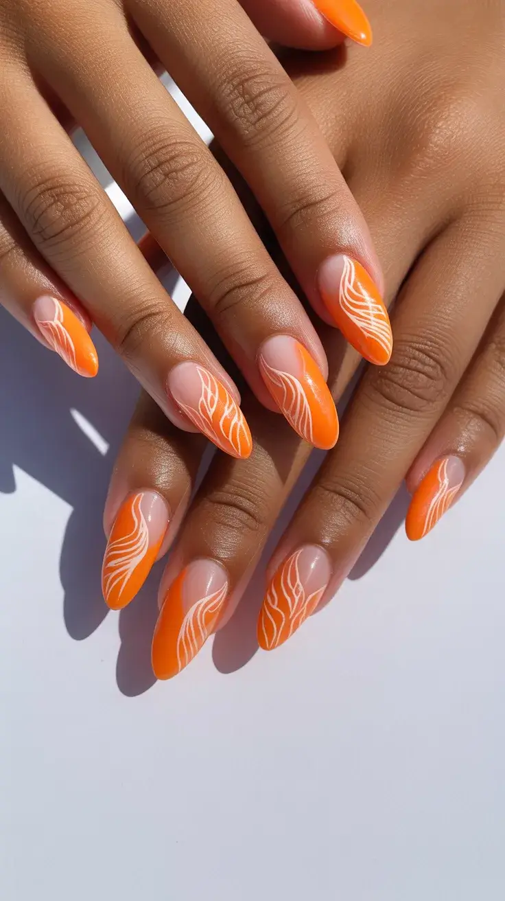 25 Stylish Spring Orange Nails for 2026 You’ll Want to Try