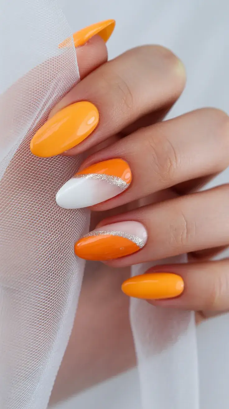 25 Stylish Spring Orange Nails for 2026 You’ll Want to Try