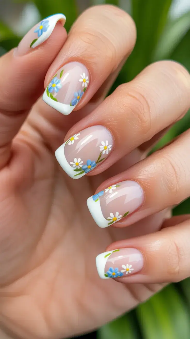 24 Fresh Spring Nails Square Looks 2026: Trendy Square Nail Ideas for Spring