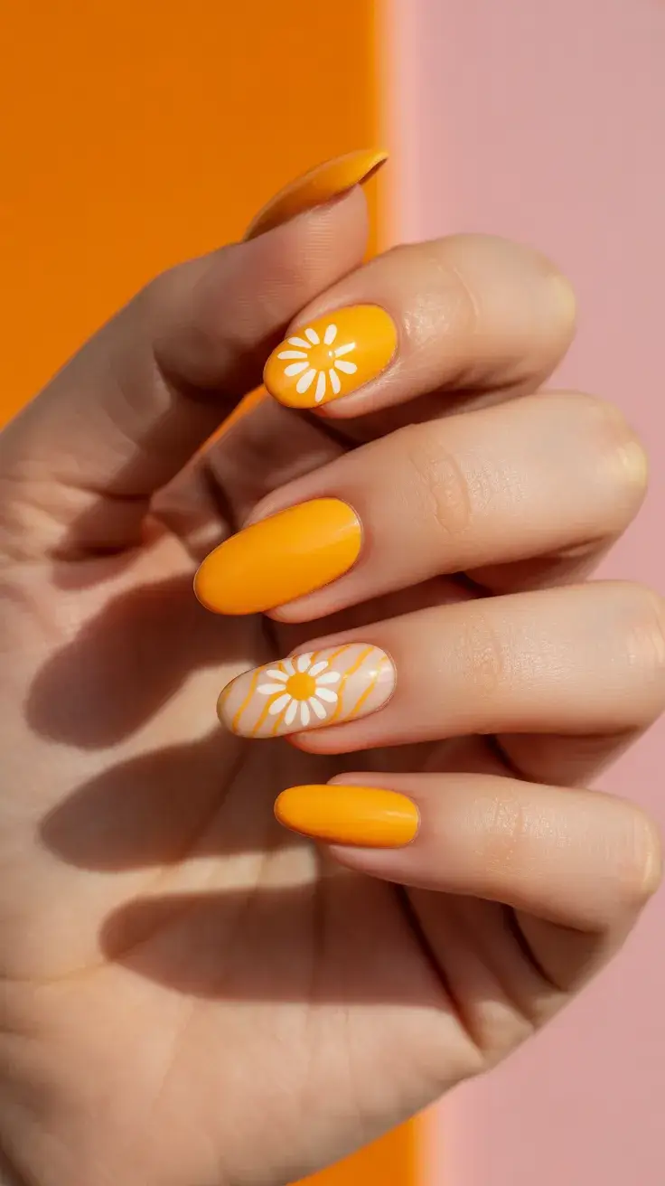 25 Stylish Spring Orange Nails for 2026 You’ll Want to Try