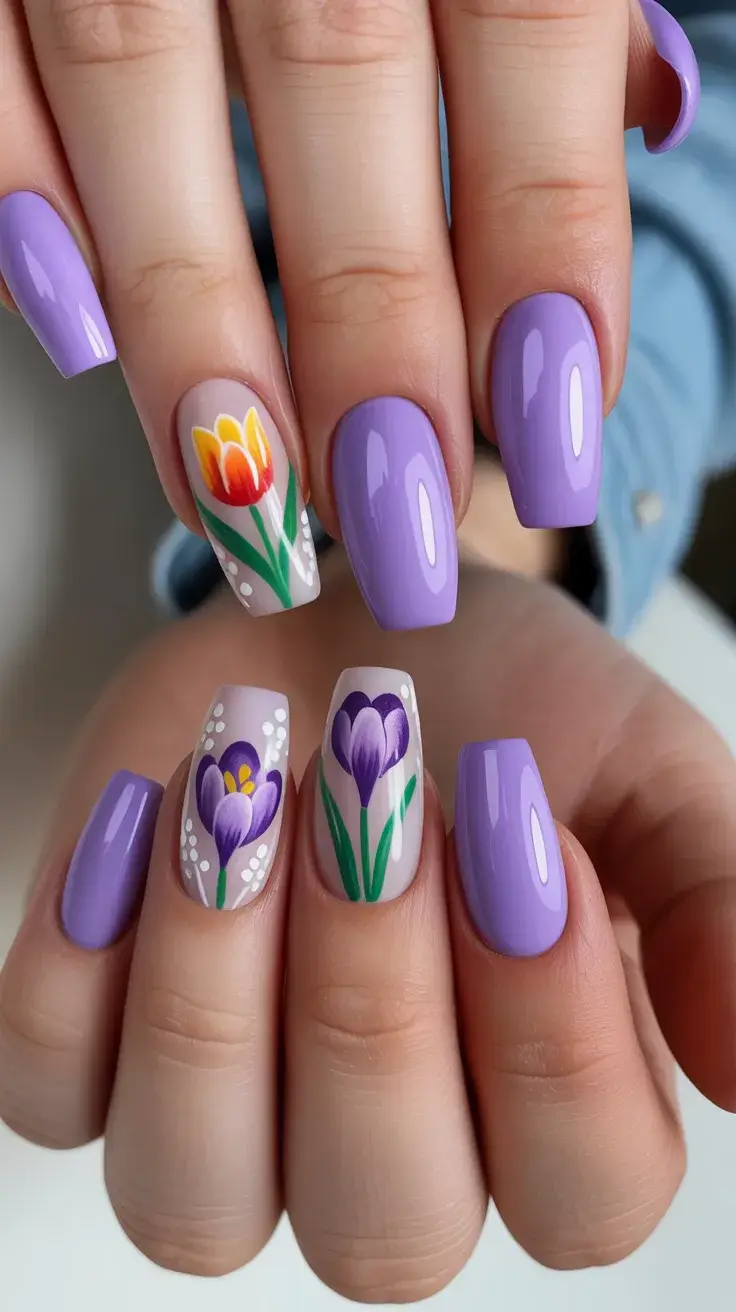 24 Glam Spring Coffin Nails 2026: Stunning Manicure Ideas for a Chic Seasonal Look