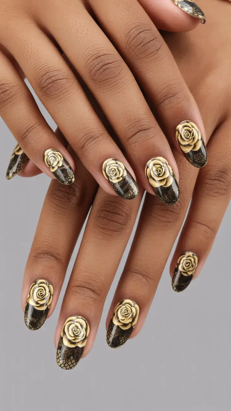 25 Vintage Spring Nails for Dark Skin 2026: Timeless & Elegant Ideas