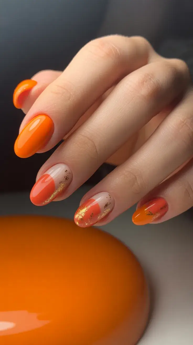 25 Stylish Spring Orange Nails for 2026 You’ll Want to Try