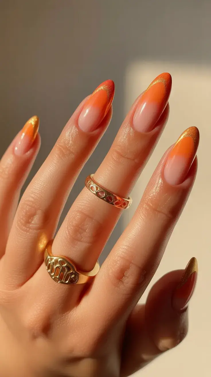 25 Stylish Spring Orange Nails for 2026 You’ll Want to Try