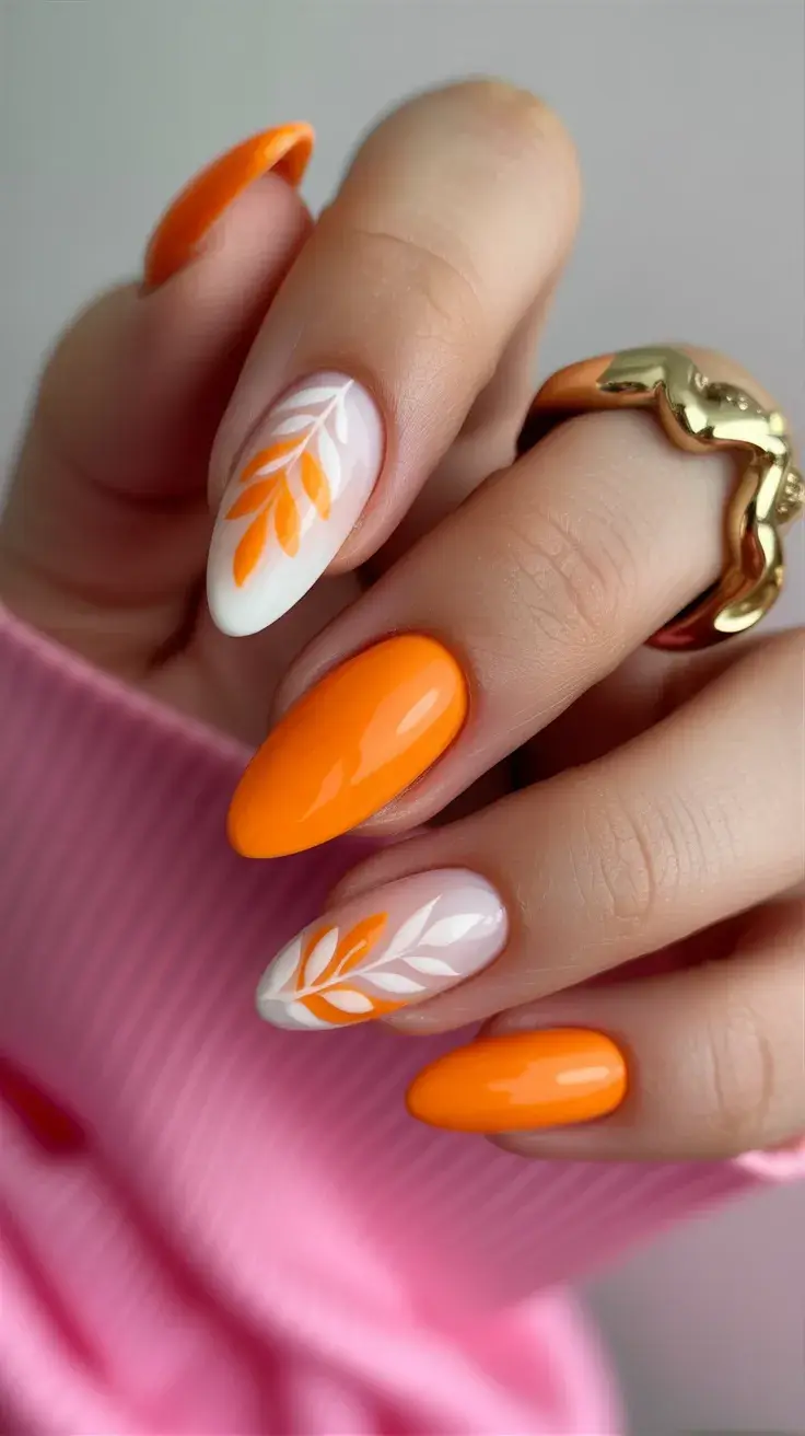 25 Stylish Spring Orange Nails for 2026 You’ll Want to Try