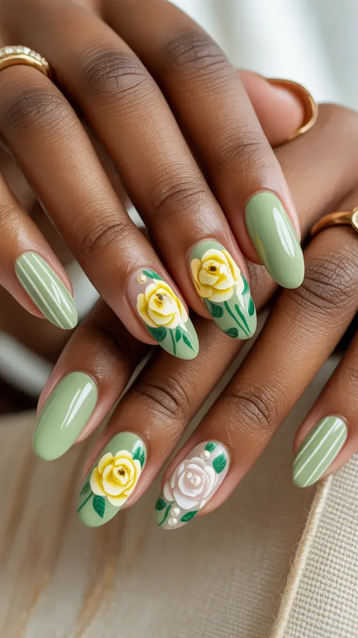 25 Vintage Spring Nails for Dark Skin 2026: Timeless & Elegant Ideas