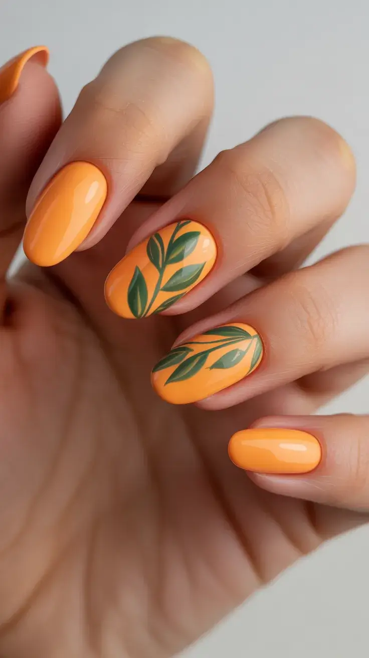 25 Stylish Spring Orange Nails for 2026 You’ll Want to Try