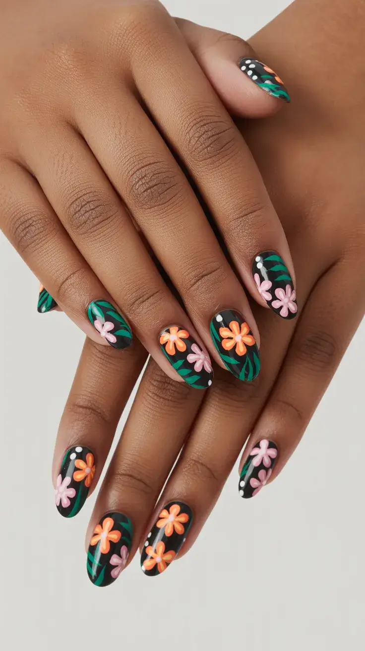 25 Vintage Spring Nails for Dark Skin 2026: Timeless & Elegant Ideas