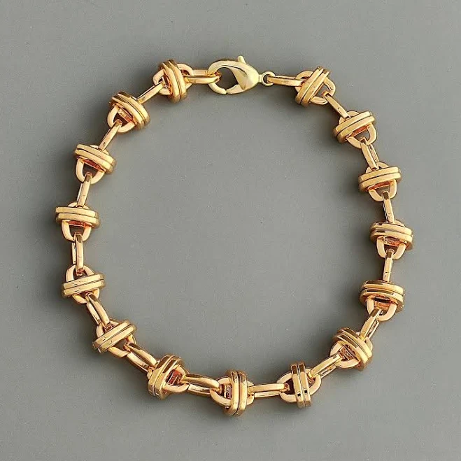 accessory 18K Gold Chunky Thick Chain Bracelet Etsy - JucaaDesigns $42.23