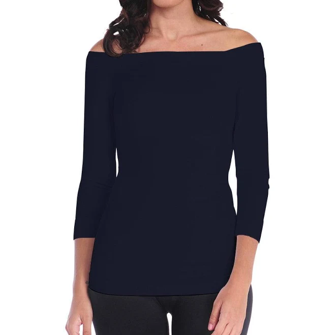 off-shoulder top 3/4 Sleeve Off Shoulder One TeesByTina $58