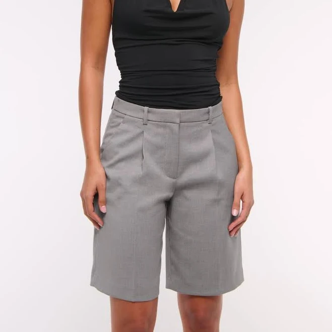 shorts Abercrombie & Fitch Women's Mid Rise Bermuda Shorts Abercrombie & Fitch $56