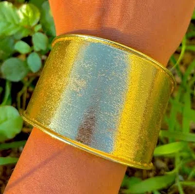 accessory Adjustable Wide Gold Cuff Bracelet Etsy - Seller $35.8