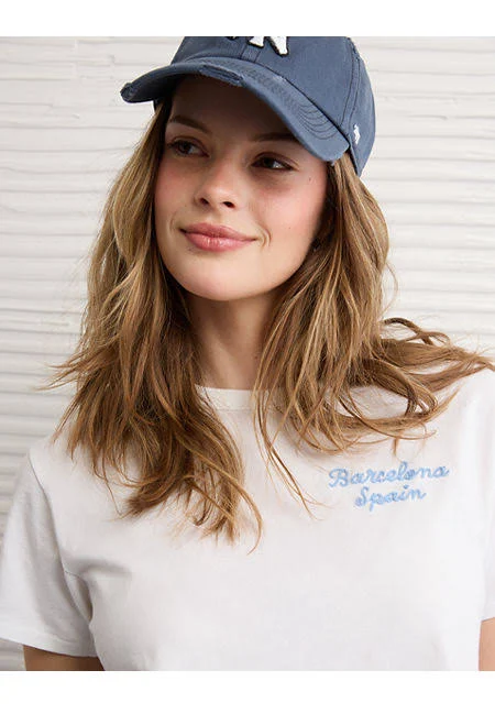 top AE Women's Ex-Boyfriend Graphic T-Shirt American Eagle Outfitters $11.98