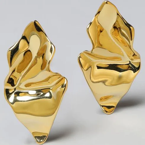 accessory ALEXIS BITTAR Women's Crumpled Gold Earrings Alexis Bittar $175