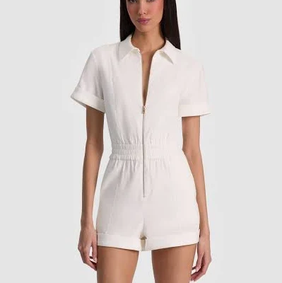 romper Alice + Olivia Women's Levi Linen Romper alice + olivia $395