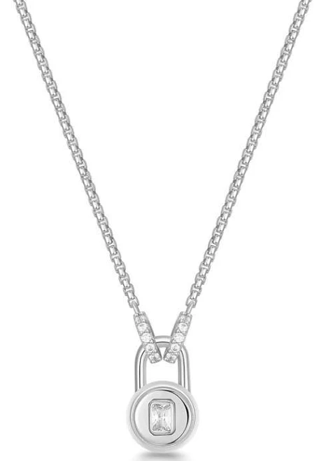 accessory Ania Haie Silver Linked Locket Dangle Necklace Nordstrom $77.35