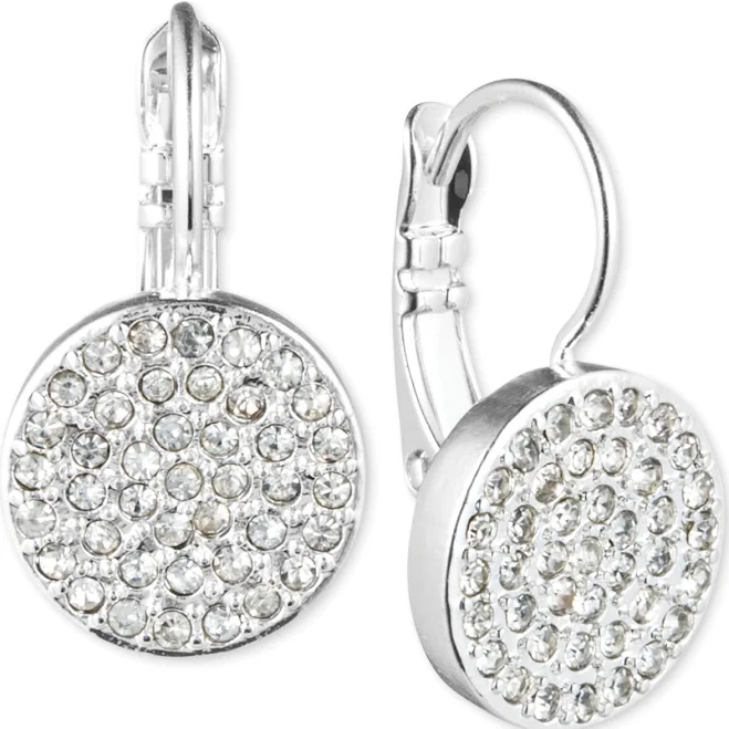 accessory Anne Klein Pave Drop Earrings Macy's $17.6