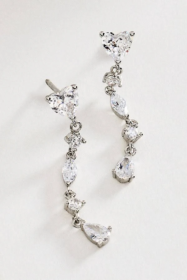 accessory Anthropologie Delicate Crystal Drop Earrings Anthropologie $48