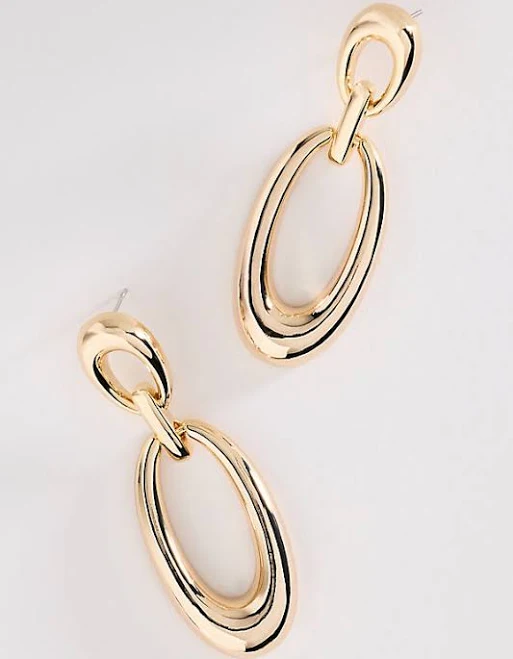 accessory Anthropologie Linked Metal Drop Earrings Anthropologie $24.95