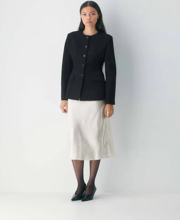 bottom Aritzia Babaton Slip Satin Midi Skirt Aritzia $98