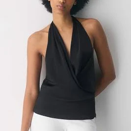 camisole Aritzia Wilfred Women's Martini Satin Halter Blouse Aritzia $88