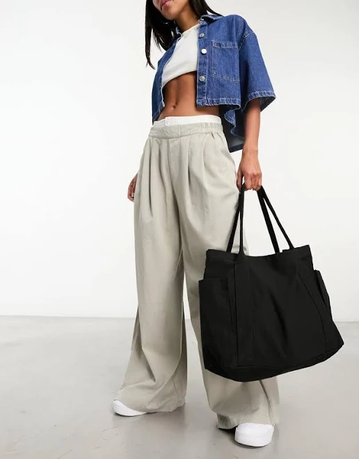 bag ASOS Design Oversized Heavyweight Canvas Tote Bag ASOS $24.99